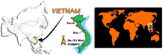 Map of Vietnam